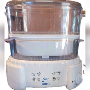 Oster Clear and White Food Steamer